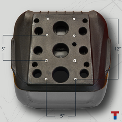 Sete ELITE ProBax sort/grå m/armlen