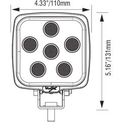 VL-Series 6LED 40°  9-32V  30W