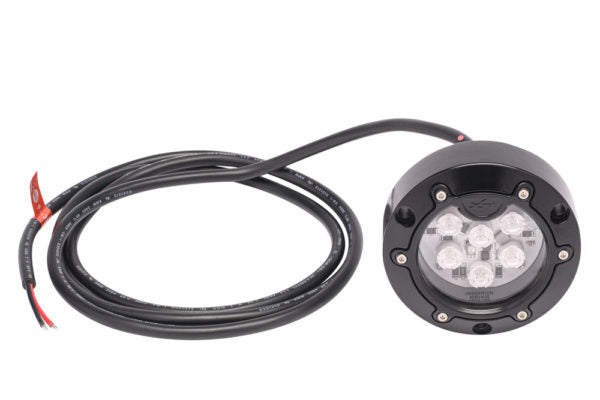 LED LYS -Under vann – Hvit eller blått lys – Sort