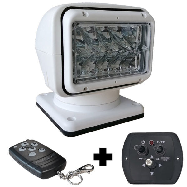 LED Søkelys 36W  10-30VDC  sort eller hvit