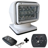 LED Søkelys 36W 10-30VDC sort eller hvit