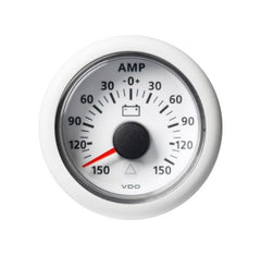 Amperemetere ViewLine 60A/150A 52MM Sort og hvit