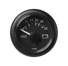 Voltmetere ViewLine  52MM  Sort og hvit utførelse