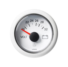 Voltmetere ViewLine  52MM  Sort og hvit utførelse