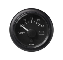 Voltmetere ViewLine  52MM  Sort og hvit utførelse