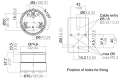 34 SERIE – LED – LANTERNER – RUNDTLYSENDE 360