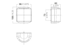 43 SERIE -LANTERNER Sidemont. Styrbord/Babord/Topp