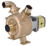 Selvsugende ringpumpe med hydraulisk motor