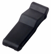 EKSENTERLÅS I MYK SORT GUMMI