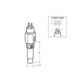 Temperaturgivere 1 polet og bryter (alarm)