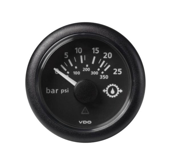 Oljetrykk Instrument ViewLine 25Bar 52mm