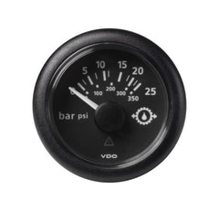 Oljetrykk Instrument ViewLine 25Bar 52mm