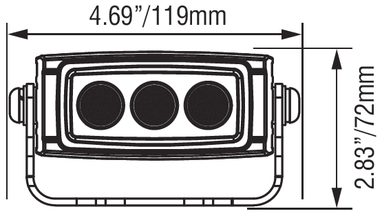 VL-Series 3LED  9-32V sort 21W