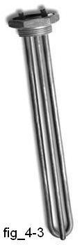 Varmeelement for bereder 500W