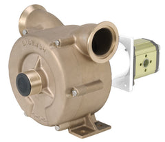 Selvsugende ringpumpe med hydraulisk motor
