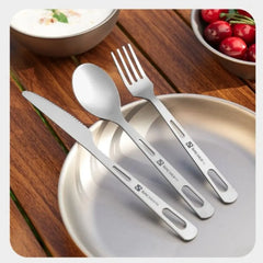 Ultralight titanium cutlery