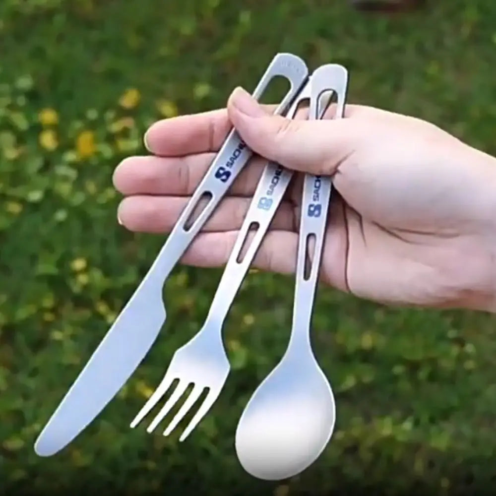 Ultralight titanium cutlery