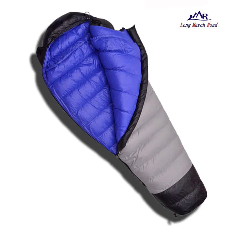 LMR Ultralight Comfortable Goose Down Filling 600g/800g/1000g/1200g Down Can Be Spliced Camping Sleeping Bag