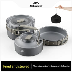 Naturehike Outdoor Stainless Steel Cookware Set