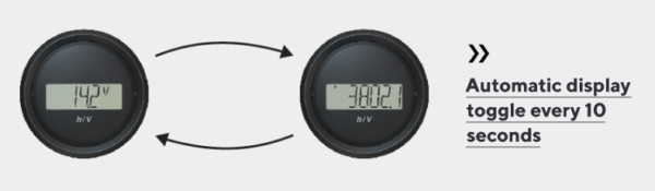 Voltmeter/Timeteller Viewline 52mm