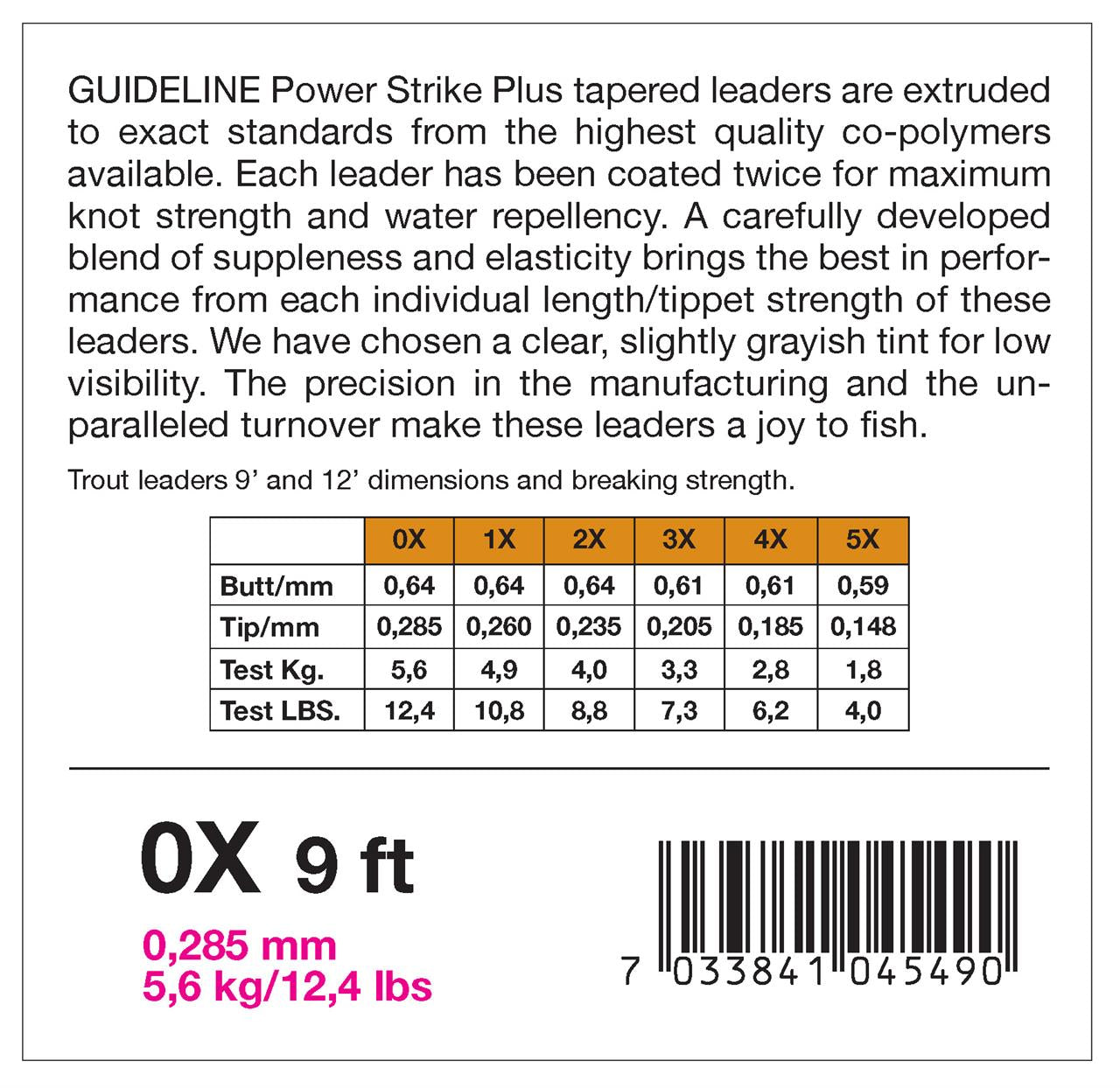 Guideline Power Strike 9' 3-Pack